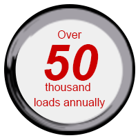 Over 50,000 loads anually